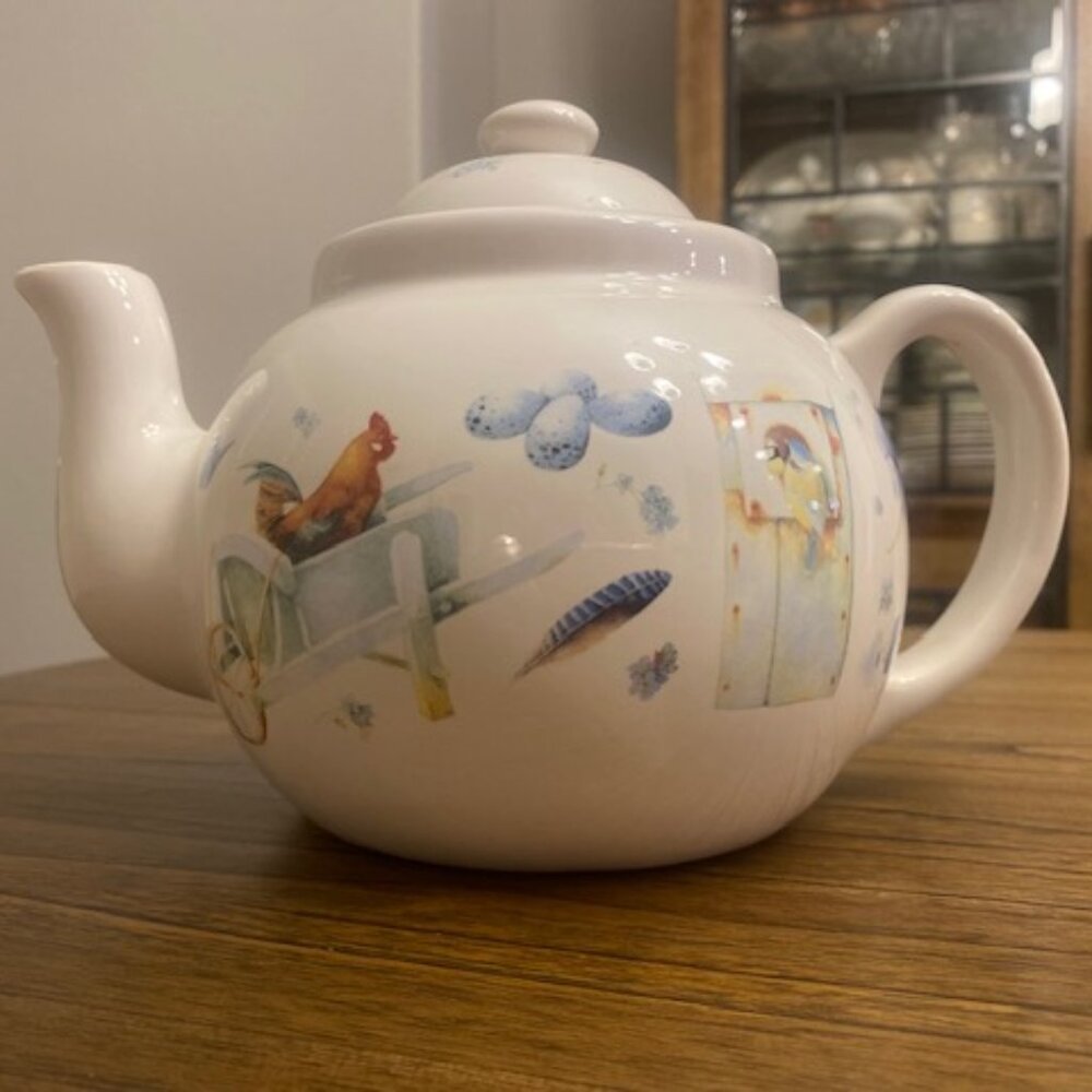 Vintage “Marjolein Bastin” Blue Skies Collection Full Size Teapot